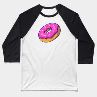 Doughnut Cream Cartoon Baseball T-Shirt